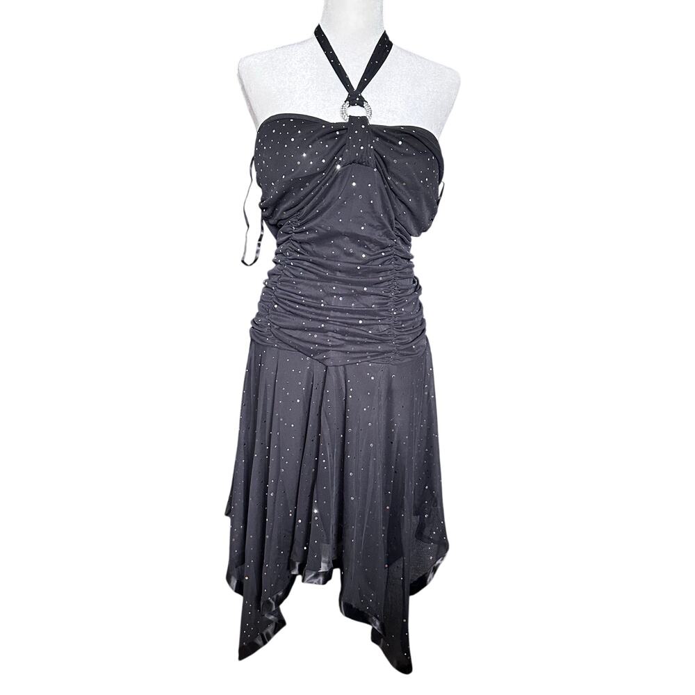 Y2k vintage Deb plus size sequin dress 1x